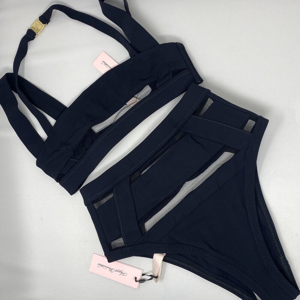 Agent Provocateur Fynlee Black Bikini Set AP2 Small NWT - Picture 9 of 14